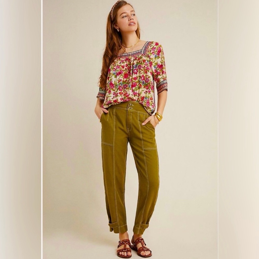 Anthropologie Jackson Tapered utility Women's Pants - Picture 1 of 12